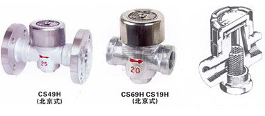 CS19H熱動力式(圓盤式)(北京式)疏水閥 結構圖
